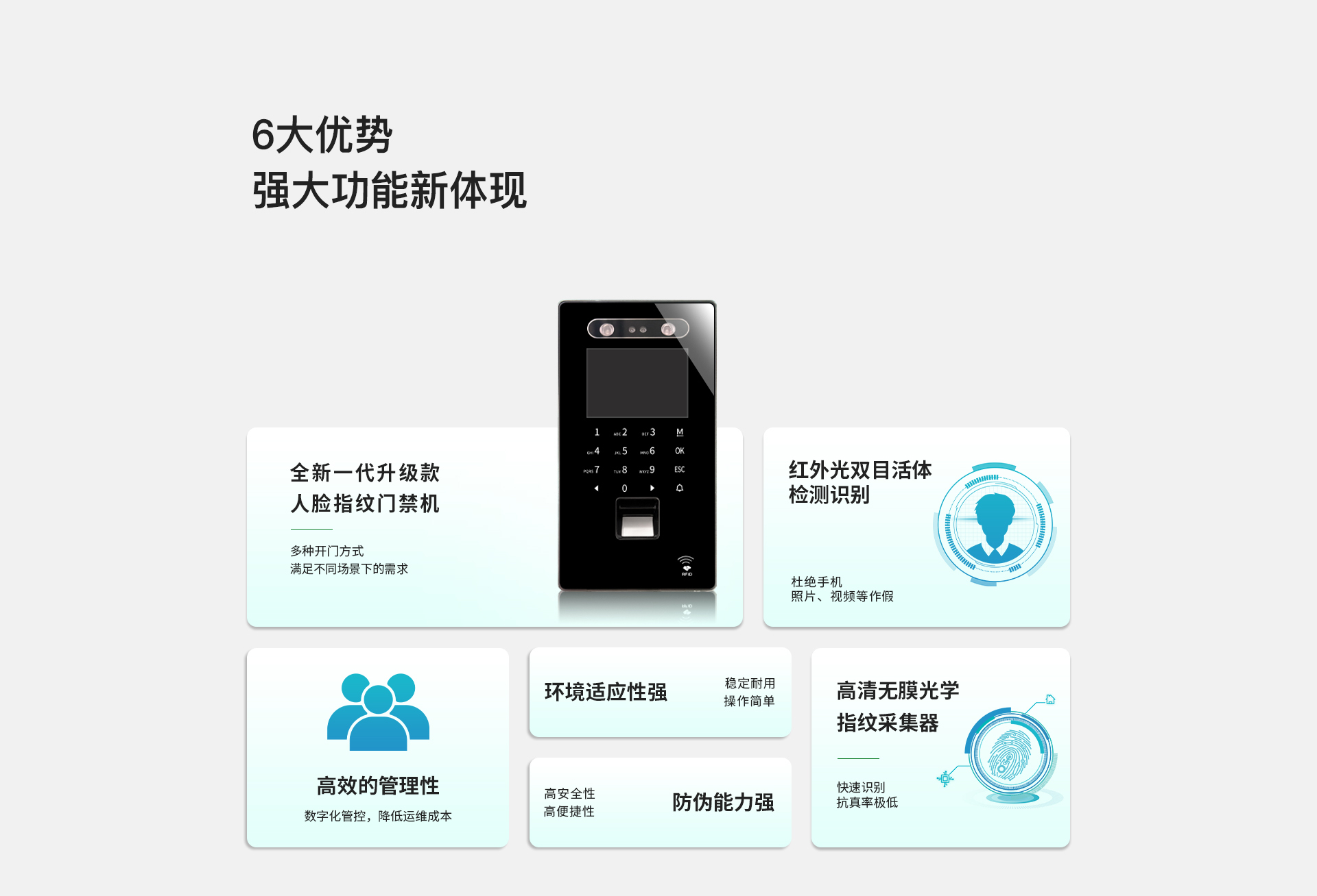 云蜗雷达感应系统工作电压12V，工作电流小于40mA，小体积低功耗更环保；采用无接触式识别系统，灵敏度高，自动识别人体，人靠近门体时开启，静止目标不会感应，感应范围1-6米（可调）。