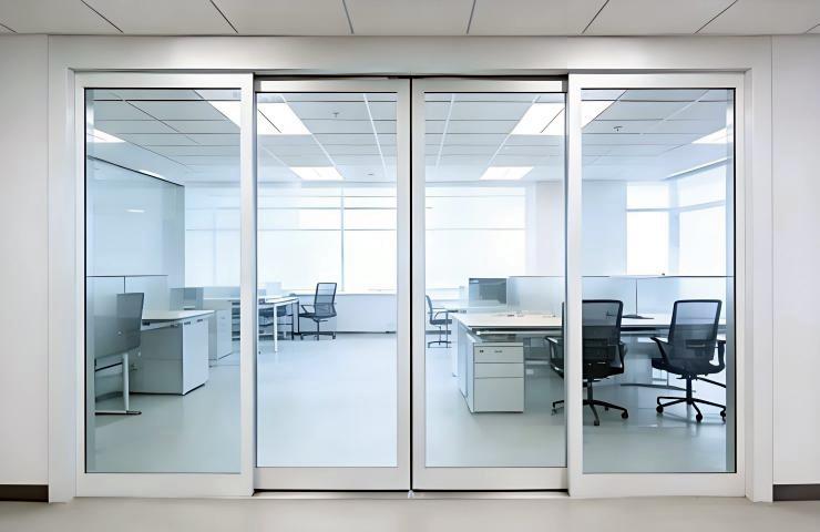 雾化玻璃自动门，现代空间设计的优选解决方案